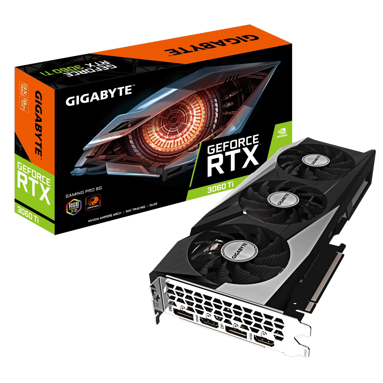 Gigabyte GeForce RTX 3060 Ti GAMING PRO 8G  (Rev. 2.0)